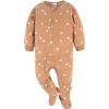 imageGerber babygirls Fleece Footed Pajamas 3packPink Floral