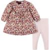 imageGerber babygirls Baby Girls Baby Girls 2piece Dress ampamp Legging SetFloral