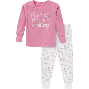 imageGerber babygirls Baby Girls Toddler Snug Fit 2piece Pajama SetPlayground