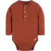 imageGerber babyboys Baby Boys and Baby Girls 2pack BodysuitsRust Oatmeal Heather