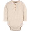 imageGerber babyboys Baby Boys and Baby Girls 2pack BodysuitsRust Oatmeal Heather