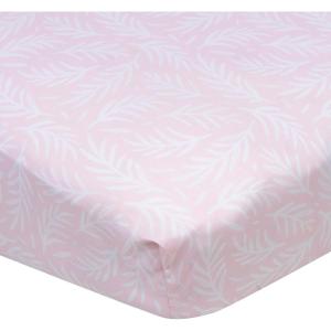 imageGerber Baby Boys Girls Neutral Newborn Infant Baby Toddler Nursery 100 Cotton Fitted Bedding Crib Sheet Woodland Critters White 28quot x 52quotLeaves Pink