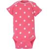 imageGerber Baby Girls 4Pack Short Sleeve Onesies Bodysuits Newborn Pink
