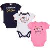 imageGerber NFL babygirls Nfl Team 3 Pack Short Sleeve Onesie BodysuitTeam Color