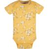 imageGerber Unisex Baby 5Pack ShortSleeve OnesiesGolden Floral