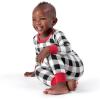 imageGerber unisexbaby Holiday Family Matching PajamasBlackRed Buffalo Check