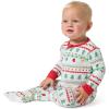 imageGerber unisexbaby Holiday Family Matching PajamasOh What Fun Fairisle