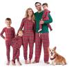 imageGerber unisexbaby Holiday Family Matching PajamasRed Stewart Plaid