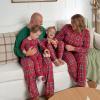 imageGerber unisexbaby Holiday Family Matching PajamasRed Stewart Plaid