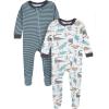 imageGerber Baby Boys 2Pack Sleep N Play PajamasBlue