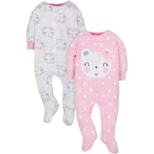 image2Pack Girls Organic Bear Sleep N Play