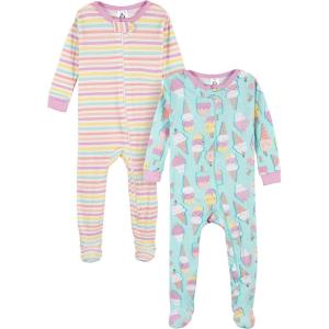 imageGerber Baby Boys 2Pack Sleep N Play PajamasIce Cream