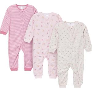 imageGerber babygirls 3pack Loosefitting Footless PajamasFruits