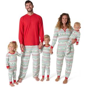 imageGerber unisexbaby Holiday Family Matching PajamasOh What Fun Fairisle