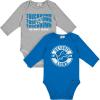 imageGerber NFL Unisex Baby Nfl 2pack Long Sleeve Onesie BodysuitLions